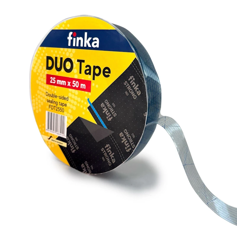 Двухсторонняя клейкая лента Finka DUO Tape 25мм, 50м